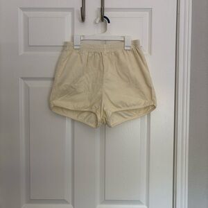American Apparel Light Cream Athletic Shorts